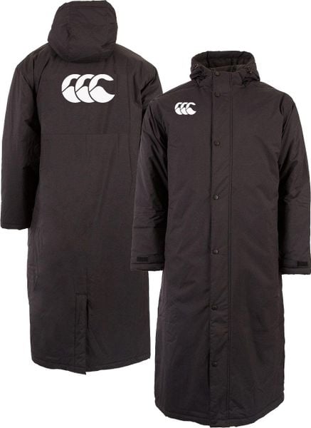 Parka Canterbury Club Subs. Niebieskie parki męskie CANTERBURY, na zimę, s, bez wzorów, z dresówki, bez kołnierzyka, z kapturem. Za 621.00 zł.