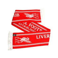Szalik Liverpool FC - licencjonowany. Czerwone szaliki damskie LIVERPOOL FC, bez wzorów. Za 119.00 zł.