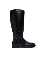 BOSS Kozaki Lycia 50573088 Czarny. Czarne kozaki damskie Boss, bez wzorów, ze skóry, bez obcasa, na płaskiej podeszwie, bez zapięcia. Za 1,349.00 zł.