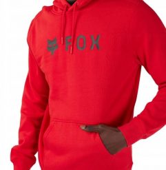 Bluza z kapturem Fox Absolute Fleece Po - black. Czarne bluzy męskie FOX, m, bez wzorów, bez ramiączek, z kapturem. Za 347.09 zł.