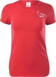 Damska Koszulka Poland Fan Lds rozmiar XL. Bluzki damskie Huari, xl, bez wzorów, bez kołnierzyka, bez ramiączek. Za 65.08 zł.