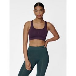 Bezszwowy biustonosz dla kobiet Hummel Shaping. Czerwone biustonosze Hummel, bez wzorów. Za 130.50 zł.