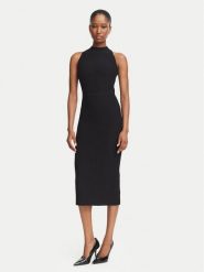 Guess Sukienka codzienna W6BK88 Z1920 Czarny Slim Fit. Czarne sukienki damskie Guess, na co dzień, m, z aplikacjami, z syntetyku, bez kołnierzyka, bez ramiączek, proste. Za 614.99 zł.
