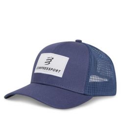 Czapka z daszkiem Compressport. Niebieskie czapki damskie Compressport, bez wzorów. Za 119.99 zł.