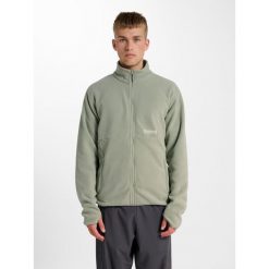 Polar zapinany na zamek błyskawiczny Hummel Pulse. Szare bluzy sportowe męskie Hummel, bez wzorów, z polaru, bez kaptura, do piłki ręcznej. Za 294.50 zł.