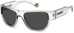 Polaroid Okulary POLAROID PLD6197SKB7F5. Okulary przeciwsłoneczne, Kolor szary. Unisex. NoSize. Szare okulary przeciwsłoneczne damskie POLAROID. Za 186.71 zł.