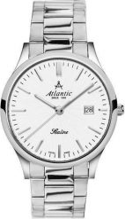 Zegarek Atlantic Męski Sealine 62346.41.21 Szafirowe szkło srebrny. Niebieskie zegarki męskie Atlantic, bez wzorów, srebrne. Za 1,250.00 zł.