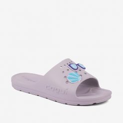 Klapki damskie Coqui. Fioletowe klapki damskie Coqui, bez wzorów, sportowe, bez obcasa, bez zapięcia. Za 136.99 zł.