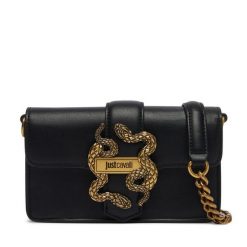 Torebka Just Cavalli. Czarne torebki do ręki damskie Just Cavalli, bez wzorów, bez dodatków. Za 689.99 zł.
