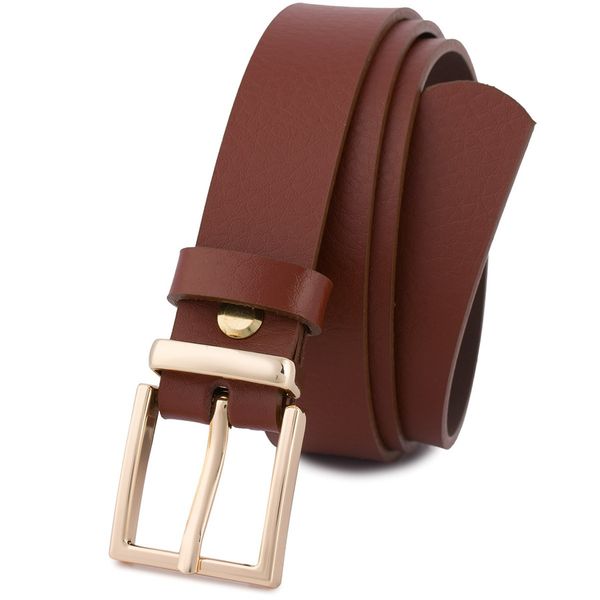 Pasek skórzany BELTIMORE r.110-125 cm O10 brązowy. Brązowe paski damskie bez wzorów. Za 54.90 zł.