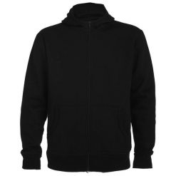 Bluza Z Kapturem Dla Dorosłych Unisex Montblanc Z Pełnym Zamkiem Błyskawicznym. Czarne bluzy męskie ROLY, m, bez wzorów, bez ramiączek, z kapturem. Za 114.99 zł.