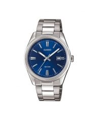 Casio Zegarek MTP-1302PD-2AVEF Srebrny. Szare, analogowe zegarki męskie Casio, bez wzorów, srebrne. Za 239.99 zł.