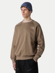 The North Face Bluza Redbox NF0A89FA Brązowy Regular Fit. Brązowe bluzy męskie The North Face, m, bez wzorów, z bawełny, bez ramiączek, bez kaptura. Za 299.99 zł.