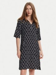 Max Mara Beachwear Sukienka codzienna Aidone 2516621079 Czarny Relaxed Fit. Czarne sukienki damskie Max Mara Beachwear, na co dzień, l, bez wzorów, z wiskozy, bez kołnierzyka, bez ramiączek, proste. Za 699.99 zł.