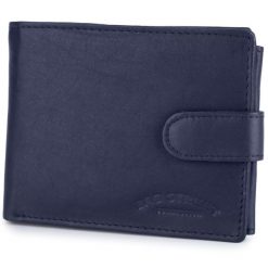 Portfel Skórzany Męski Poziomy Na Karty Granatowy Bag Street 883. Niebieskie portfele męskie bez wzorów, ze skóry. Za 43.99 zł.