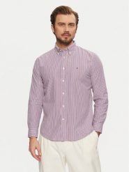 Tommy Hilfiger Koszula Classic MW0MW37549 Czerwony Regular Fit. Czerwone koszule męskie Tommy Hilfiger, m, bez wzorów, z bawełny, bez kołnierzyka, bez ramiączek. Za 219.99 zł.