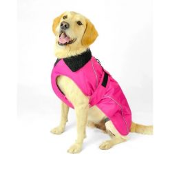 Płaszcz dla psa Dryrobe. Czerwone płaszcze damskie DRYROBE, l, bez wzorów, z futra, bez kołnierzyka, bez kaptura. Za 302.00 zł.