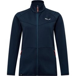 Bluza trekkingowa damska Puez Cammino PL Women. Niebieskie bluzy damskie Salewa, s, bez wzorów, z dzianiny, klasyczne, bez ramiączek, bez kaptura. Za 407.00 zł.