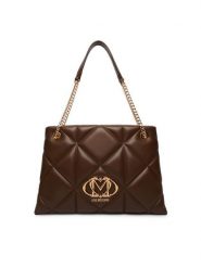 LOVE MOSCHINO Torebka JC4040PP1PLC0300 Brązowy. Brązowe shopperki damskie Love Moschino, bez wzorów, ze skóry, bez dodatków. Za 1,099.00 zł.