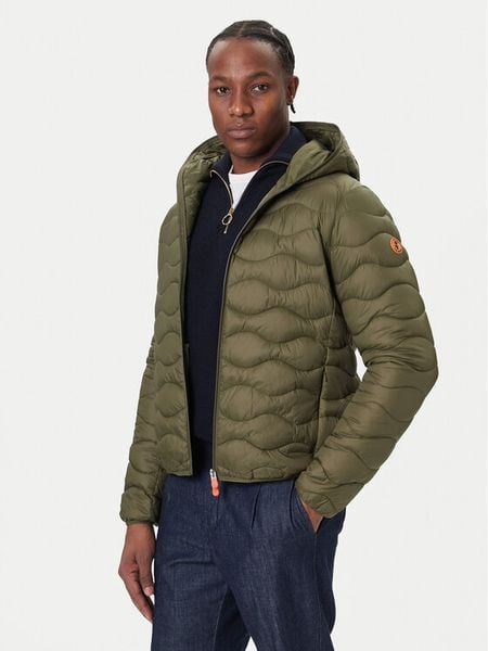 Save The Duck Kurtka przejściowa D32189M GIGA21 Zielony Regular Fit. Zielone kurtki męskie Save the duck, m, bez wzorów, z syntetyku, bez kaptura. Za 539.99 zł.