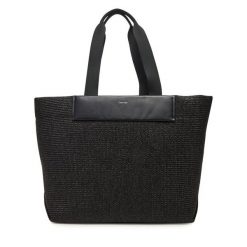 Torebka Calvin Klein. Czarne shopperki damskie Calvin Klein, bez wzorów, bez dodatków. Za 349.99 zł.