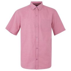 Męska Koszula Z Krótkim Rękawem Loran. Czerwone koszule męskie Regatta, m, bez wzorów, sportowe, bez kołnierzyka, bez ramiączek. Za 108.99 zł.