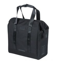 Torba na zakupy Grand, czarna. Czarne torby na laptopa damskie BASIL, bez wzorów, z materiału, duże. Za 294.80 zł.