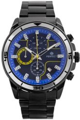 Zegarek Perfect ZEGAREK MĘSKI PERFECT CH02M - CHRONOGRAF. Zegarki męskie Perfect, bez wzorów. Za 327.80 zł.