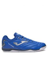 Joma Buty do piłki nożnej Maxima Indoor MAXW2404IN Niebieski. Niebieskie buty sportowe męskie Joma, bez wzorów, ze skóry, bez zapięcia. Za 129.99 zł.