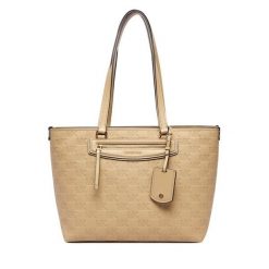 Torebka MICHAEL Michael Kors. Brązowe shopperki damskie MICHAEL Michael Kors, bez wzorów, bez dodatków. Za 1,239.00 zł.