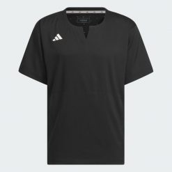 Bluza Adizero Dugout Cage (uniseks). Czarne bluzy damskie Adidas, uniwersalny, bez wzorów, z materiału, bez ramiączek, bez kaptura. Za 279.00 zł.