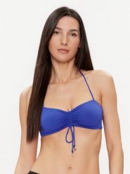 Patrizia Pepe Góra od bikini 2I0112/J101-CA01 Niebieski. Niebieskie bikini Patrizia Pepe, bez wzorów, z syntetyku. Za 219.99 zł.