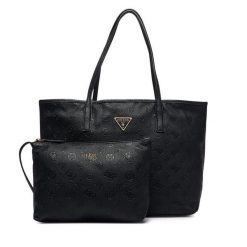Torebka Guess. Czarne shopperki damskie Guess, z aplikacjami, bez dodatków. Za 674.99 zł.