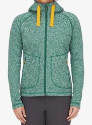 Bluza z kapturem damska Rab Amy Hoody. Zielone bluzy damskie RAB, xs, bez wzorów, z materiału, eleganckie, bez ramiączek, z kapturem. Za 483.99 zł.