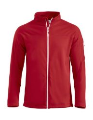 Clique Ducan rozpinana kurtka unisex z polarowym wnętrzem – red. Czerwone kurtki męskie CLIQUE, xs, bez wzorów, z polaru, bez kaptura. Za 233.95 zł.
