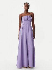 Rinascimento Sukienka wieczorowa CFC0019824002 Fioletowy Regular Fit. Fioletowe sukienki damskie Rinascimento, l, bez wzorów, z syntetyku, wizytowe, bez kołnierzyka, bez ramiączek. Za 469.99 zł.