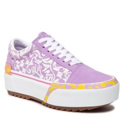 Tenisówki Vans. Zielone trampki męskie Vans, bez wzorów, bez zapięcia. Za 399.99 zł.
