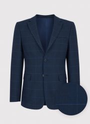 PAKO LORENTE – Granatowa marynarka garniturowa P22SF-3G-014-G-S. Garnitury męskie Pako Lorente, m, bez wzorów, z wiskozy. Za 799.99 zł.