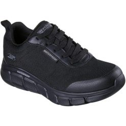 Buty sportowe męskie Skechers Bobs B Flex Rainy Edge. Czarne buty sportowe męskie Skechers, bez wzorów, bez zapięcia. Za 490.00 zł.