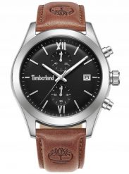 Zegarek Timberland Zegarek Męski Timberland TDWGC0075201 Czarny. Czarne zegarki męskie Timberland, bez wzorów. Za 448.99 zł.