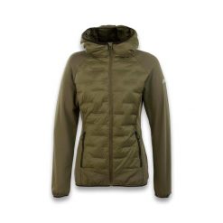 Kurtka Ande Dru Dla Kobiet Damskie. Zielone kurtki sportowe damskie ANDE, s, bez wzorów, z materiału, bez ramiączek, bez kaptura, trekkingowe. Za 398.99 zł.