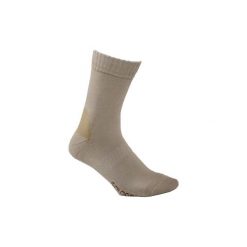 Skarpety myśliwskie S100. Brązowe buty sportowe męskie SOLOGNAC, bez wzorów, z bawełny. Za 14.99 zł.