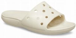 Klapki Dla Dorosłych Crocs Classic Slide. Zielone klapki męskie Crocs, bez wzorów, z materiału, bez zapięcia. Za 97.99 zł.
