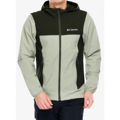 Kurtka softshell męska Columbia Heather Canyon II Hooded Jacket. Zielone kurtki męskie Columbia, m, bez wzorów, z softshellu, bez kaptura, trekkingowe. Za 356.99 zł.