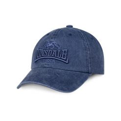 Bawełniana czapka z daszkiem Lonsdale Eastburn. Niebieskie czapki damskie Lonsdale, bez wzorów, z bawełny, eleganckie. Za 137.50 zł.