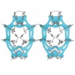 Raczki na buty turystyczne stalowe antypoślizgowe nakładki rozmiar 36-40 turkus. Niebieskie buty zimowe męskie Springos, bez wzorów, bez obcasa, bez zapięcia. Za 85.99 zł.