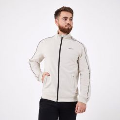 Bluza do tenisa męska Artengo Soft. Brązowe bluzy męskie ARTENGO, na zimę, m, bez wzorów, z bawełny, sportowe, bez ramiączek, bez kaptura. Za 129.99 zł.