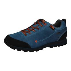 Niskie buty trekkingowe CMP Elettra WP. Czarne trekkingi męskie CMP, z gumy, bez zapięcia. Za 423.70 zł.