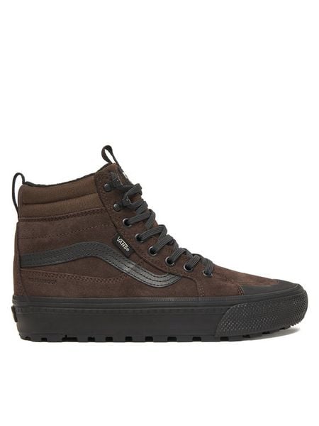 Vans Tenisówki MTE Sk8-Hi Waterproof Insulated VN000DAQY491 Brązowy. Brązowe trampki męskie Vans, bez wzorów, z materiału, bez zapięcia. Za 439.99 zł.