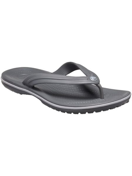 Klapki Crocs Crocband Flip U Dorośli. Czarne klapki damskie Crocs, bez wzorów, z materiału, bez zapięcia. Za 169.99 zł.